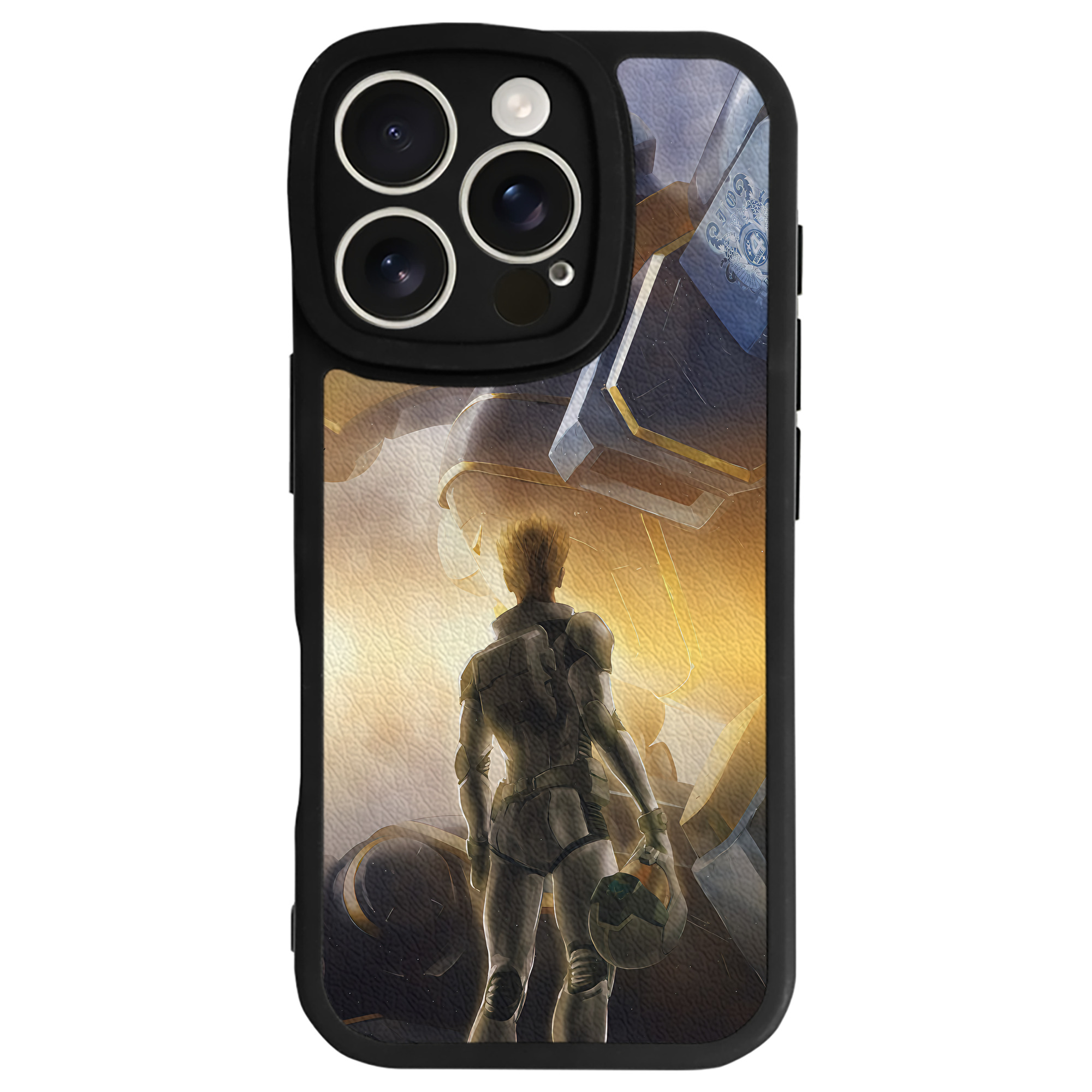 （画像用） 機動戦士ガンダム Mobile Suit Gundam 【iPhone 16シリーズ対応】シリコンスマホケース（レザー調） 材質：シリコン